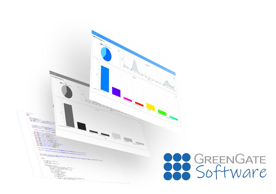 Bildkomposition aus drei Screenshots  bestehend aus HTML Quellcode , Schwarz Weiß Oberfläche und GS-Web Ansicht in Farbe.